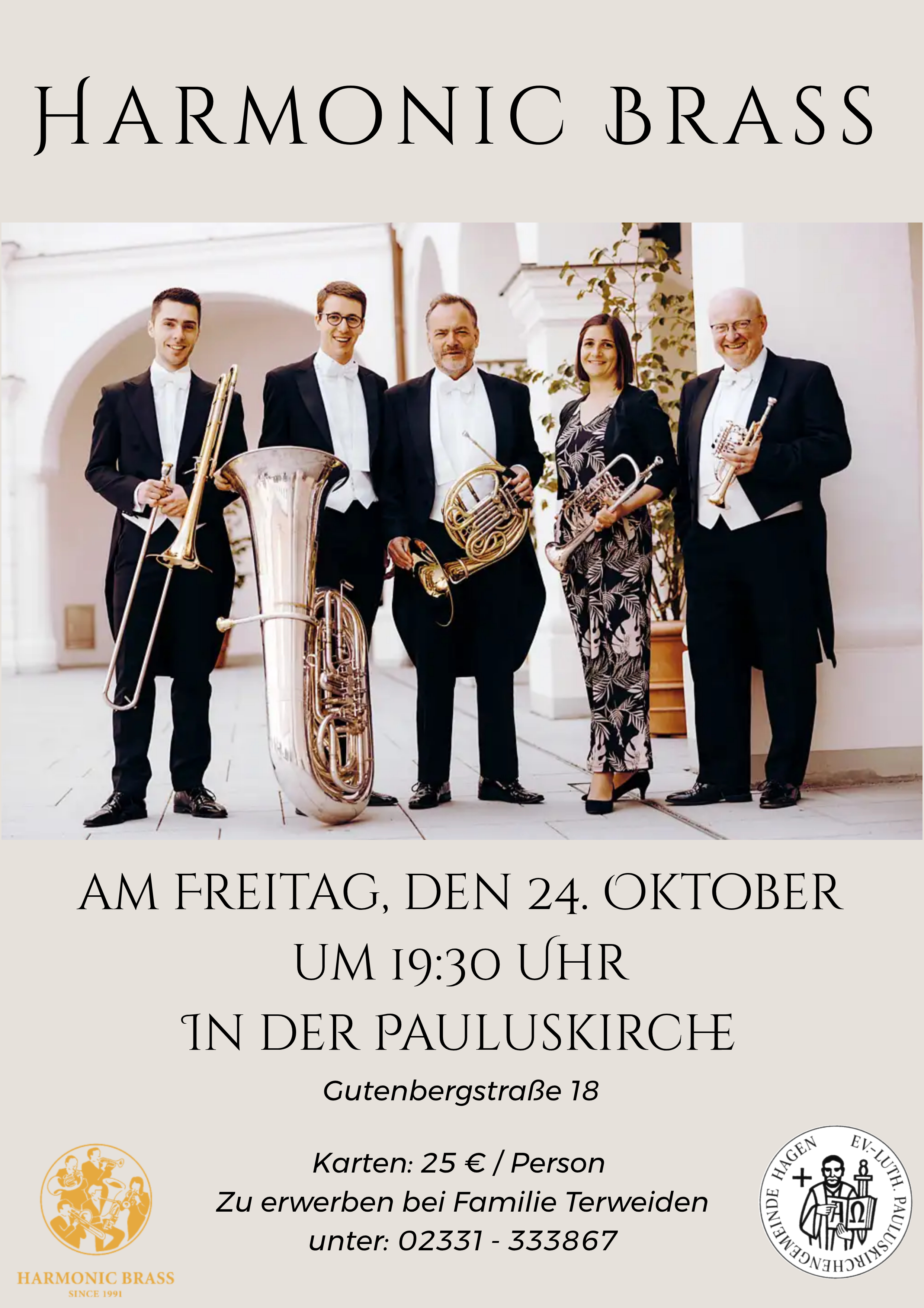 Harmonic Brass 2025 Pauluskirche Hagen