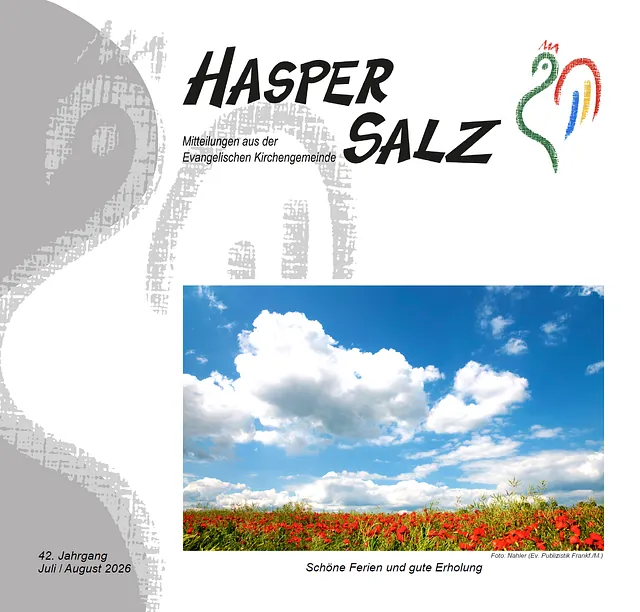 Titelseite des Gemeindebriefs "Hasper Salz" 